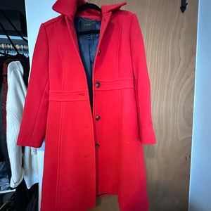 J crew 6p red coat